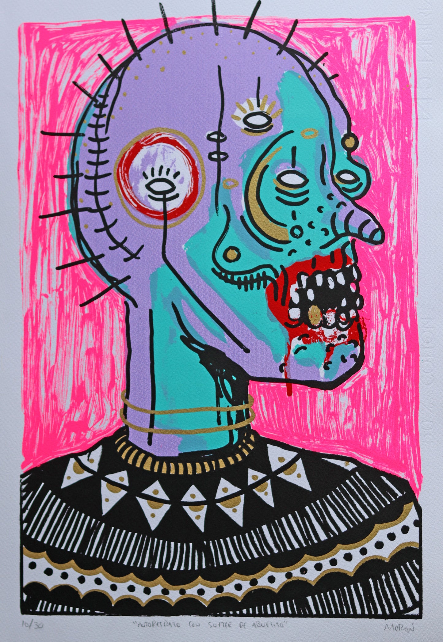 "Autorretrato con sueter de abuelito"