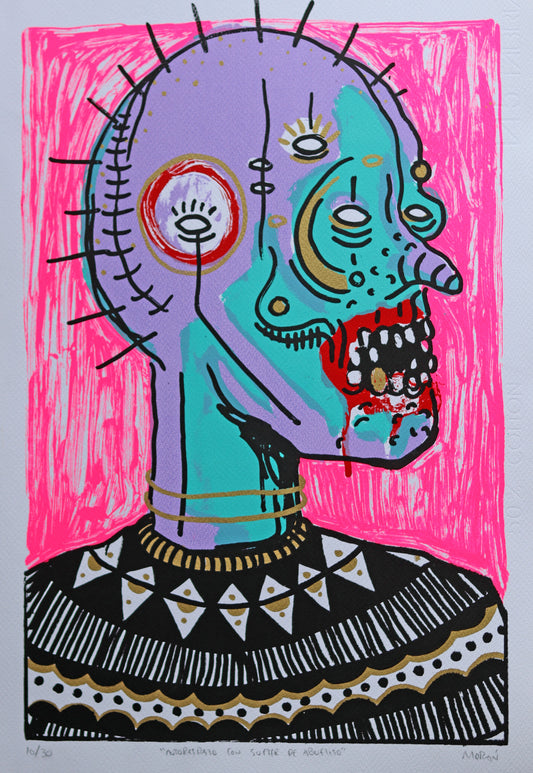 "Autorretrato con sueter de abuelito"