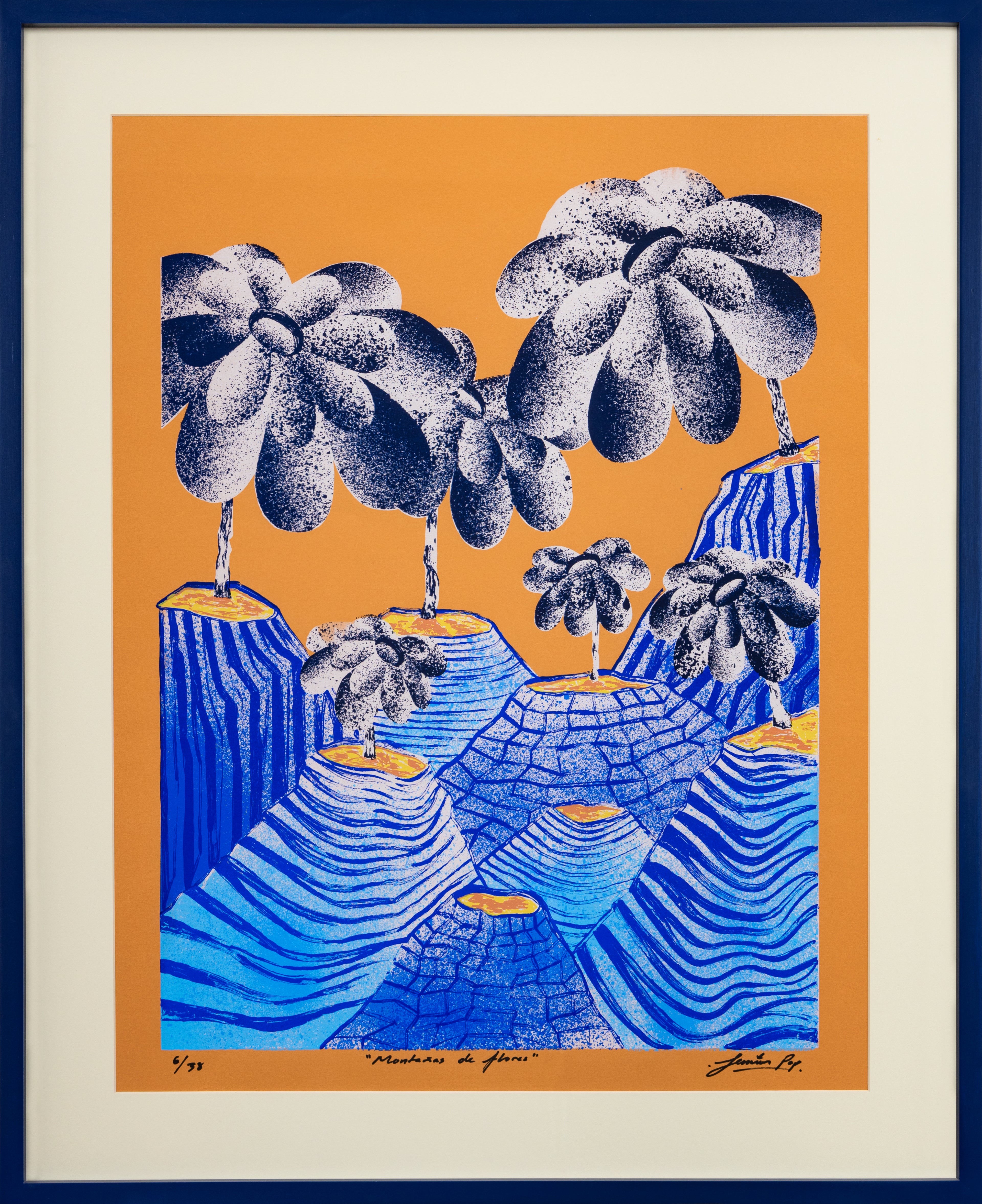 "Montañas de flores"