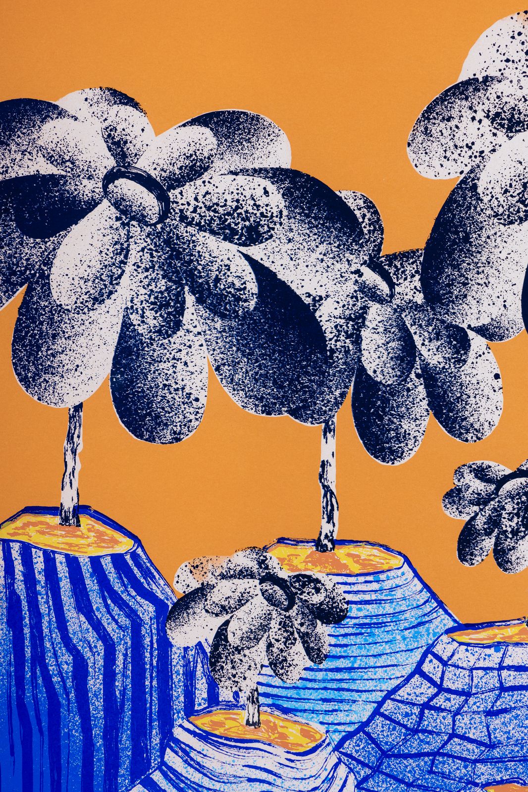 "Montañas de flores"