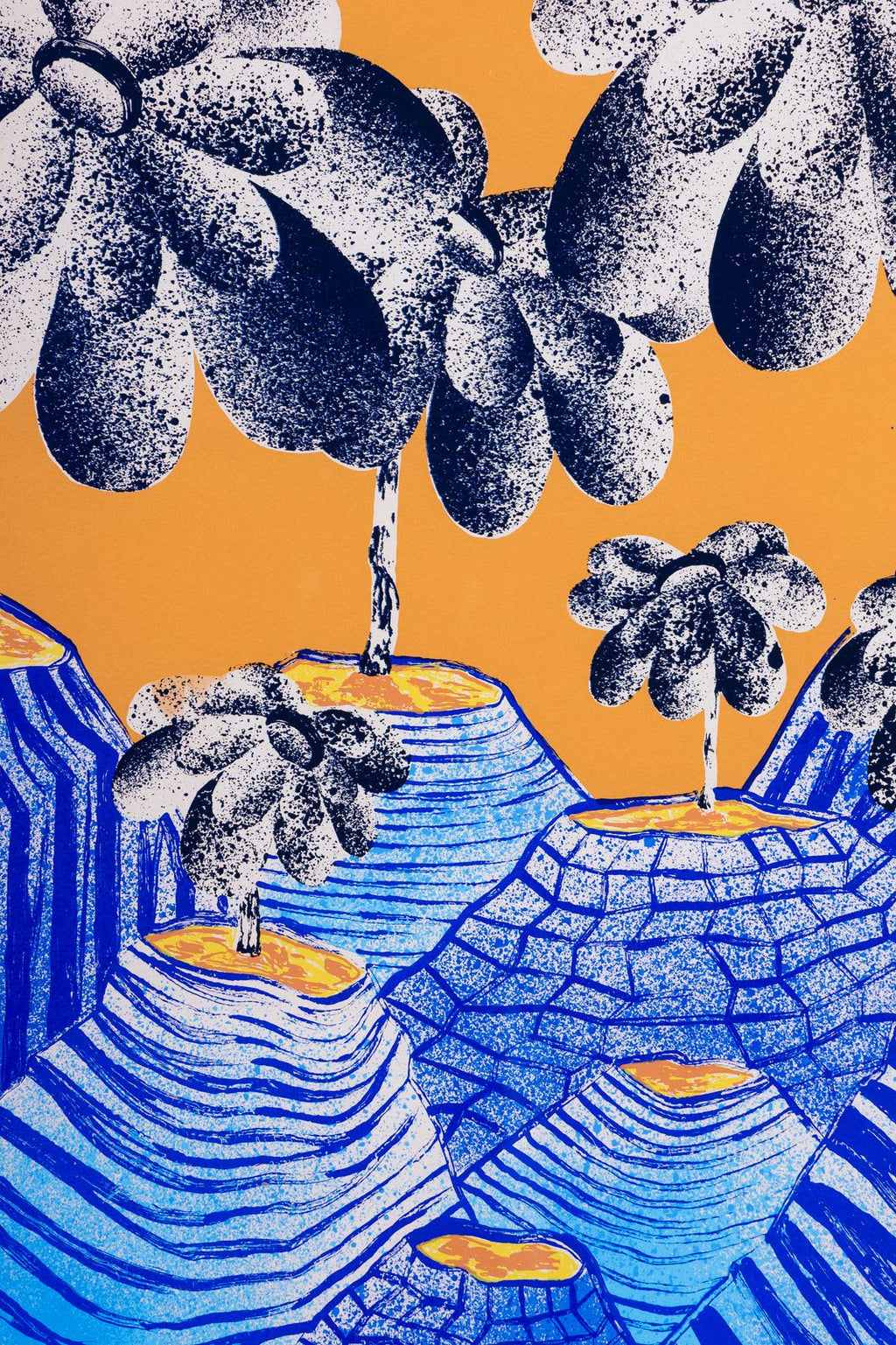 "Montañas de flores"