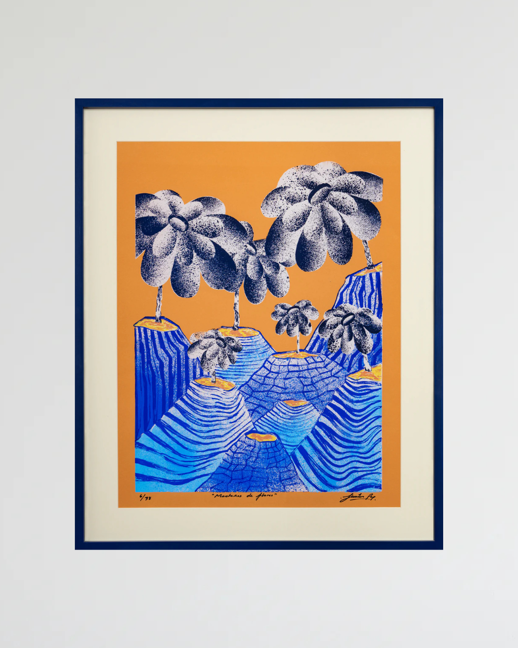 "Montañas de flores"