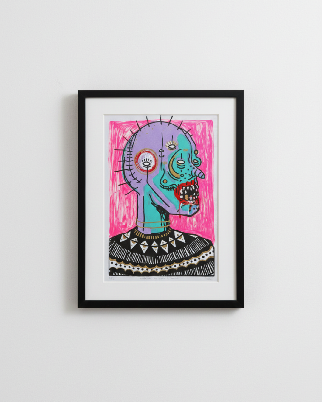 "Autorretrato con sueter de abuelito"