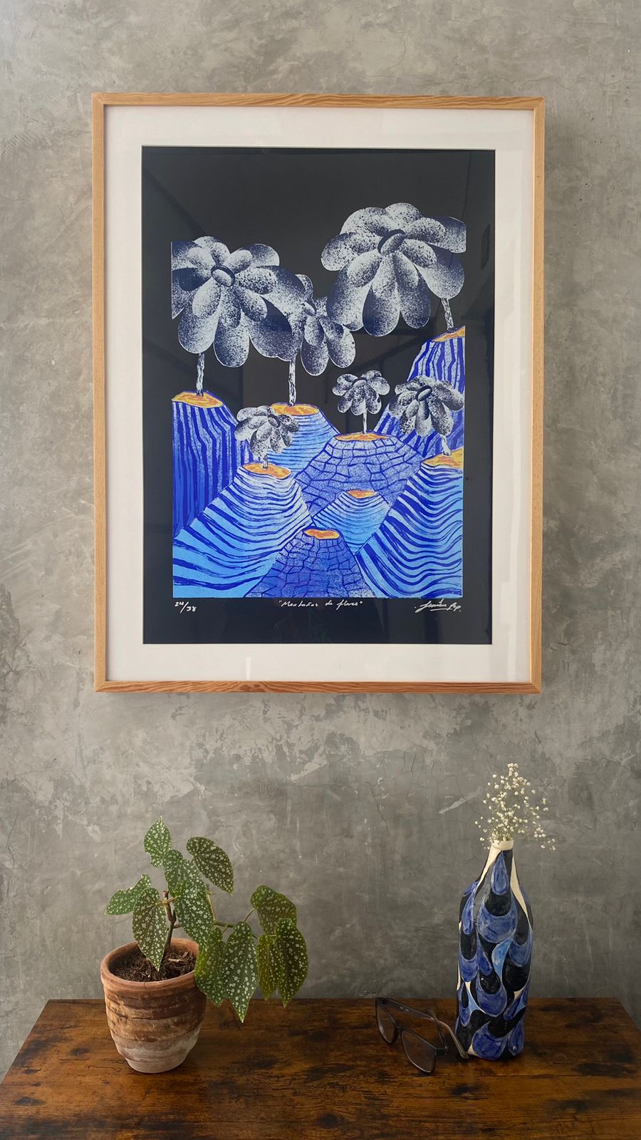 "Montañas de flores"